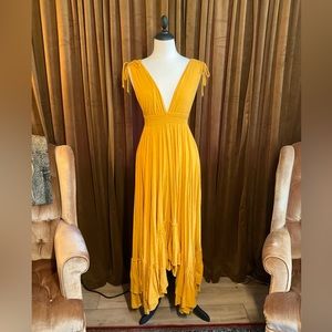 Yellow Free People dress